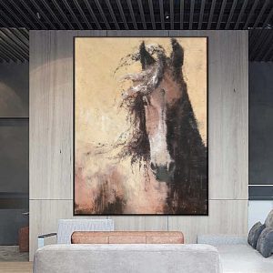 Getting Authentic, Affordable Large Horse Painting